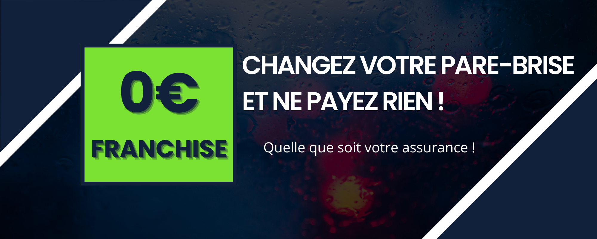 zéro euro de franchise - changer mon pare brise sans franchise