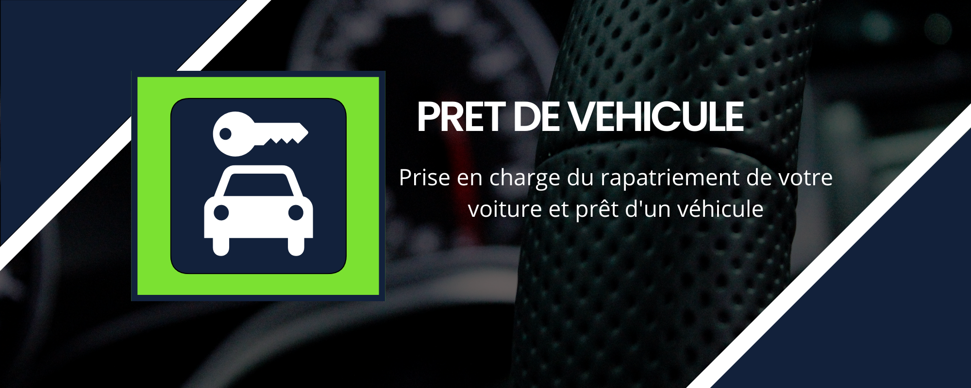 pret de véhicule - voiture de remplacement pendant le changement de parebrise